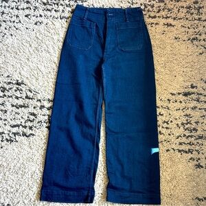 Maeve Colette in dark wash denim